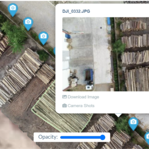 Vision360AI Woodpile Orthomosaic Phot Measurement